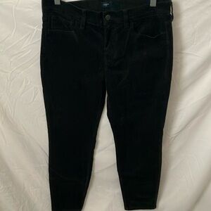 J. Crew: Black Corduroy Pants- Skinny leg- 29P